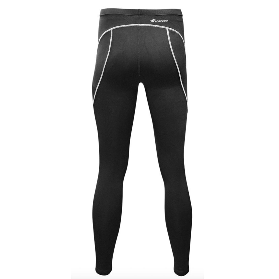 Calza larga hombre con gel Torpedo - Negra 2