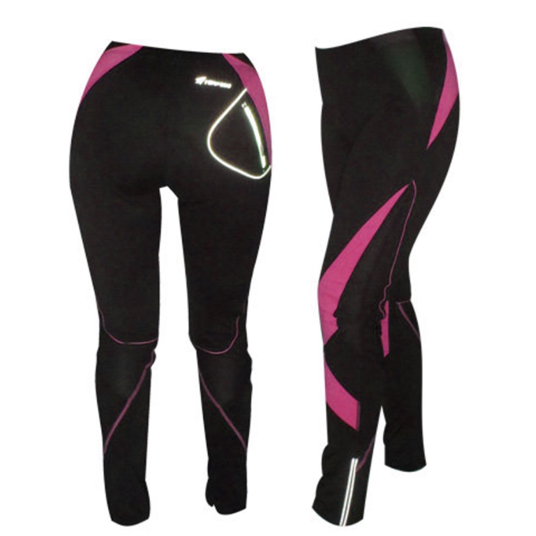 Calza larga mujer Torpedo - Negro, rosado 2
