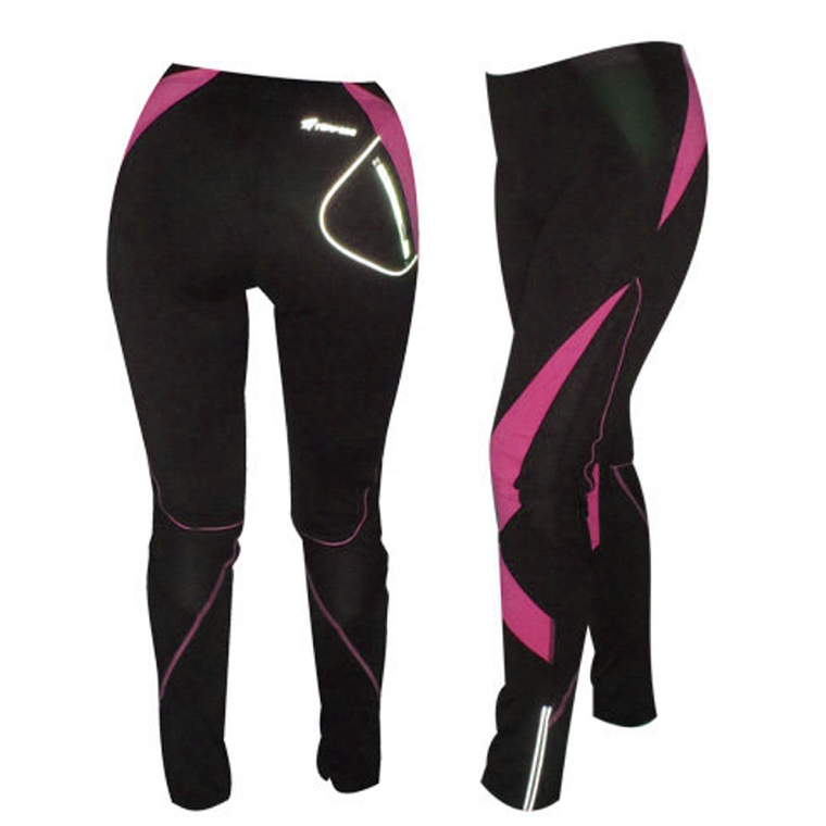 Calza larga mujer Torpedo - Negro, rosado 2