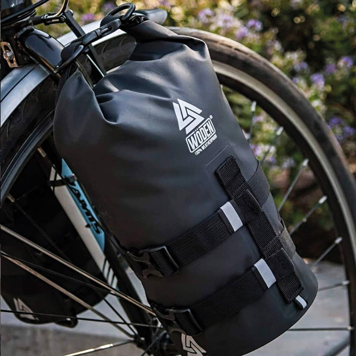 Alforja delantera impermeable Woden - Negra - 6L 3