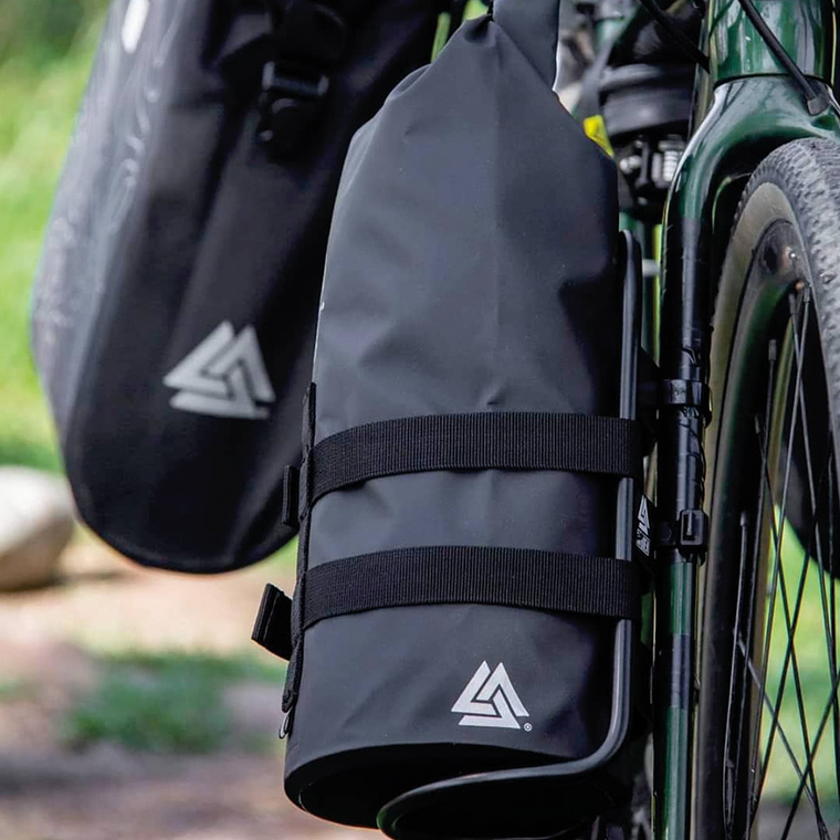 Alforja delantera impermeable Woden - Negra - 6L 4