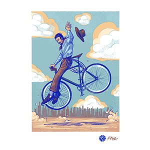 Ilustración enmarcada Serie Frame por Faya