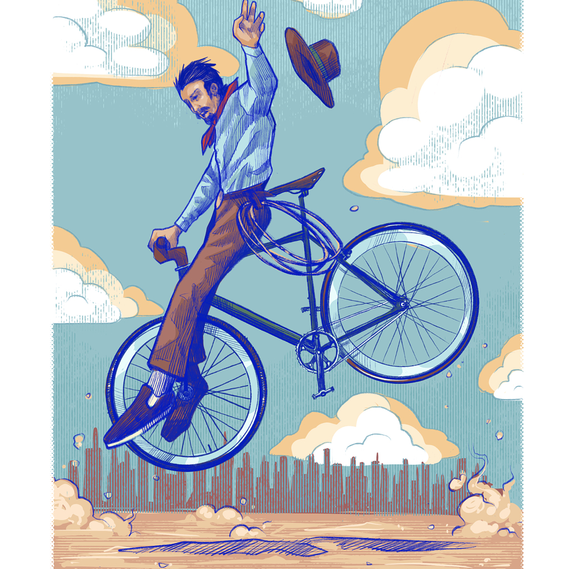 Ilustración enmarcada Serie Frame por Faya 1