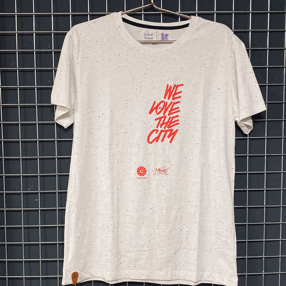 Polera urbana We love the city por KidMaikel - Blanca 2