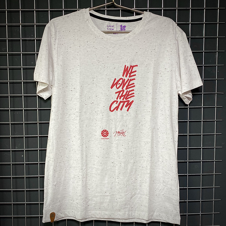 Polera urbana We love the city por KidMaikel - Blanca 1