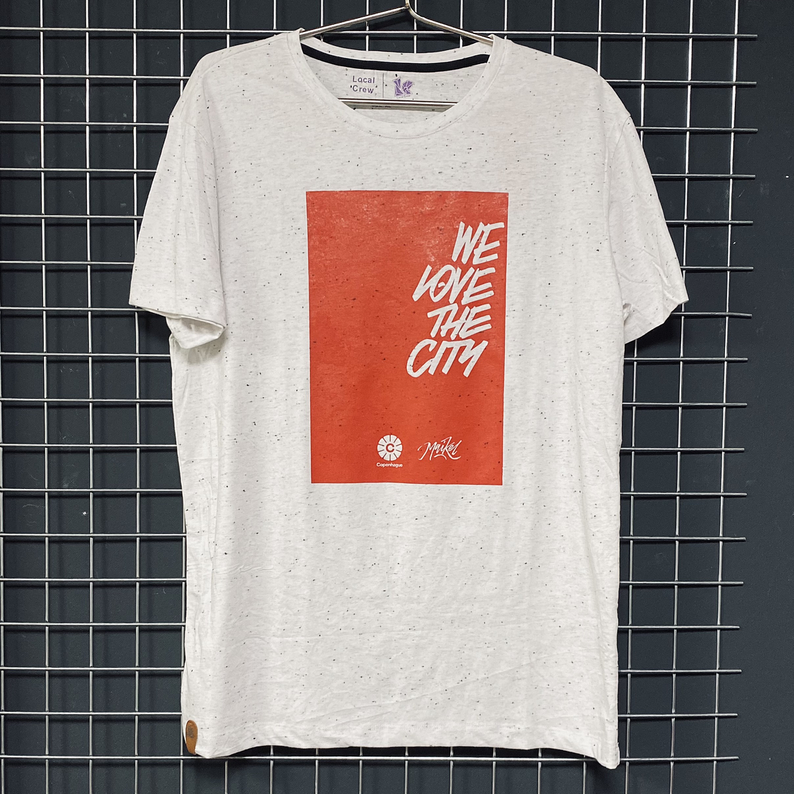 Polera urbana We love the city por KidMaikel - Blanca, rojo 1