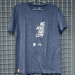 Polera urbana We love the city por KidMaikel - Azul