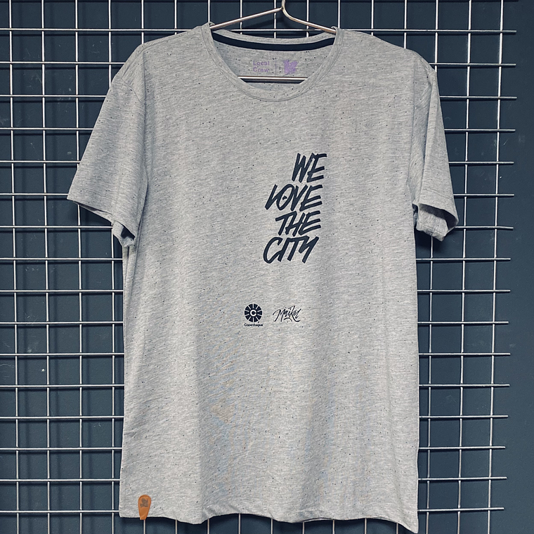 Polera urbana We love the city por KidMaikel - Gris 1