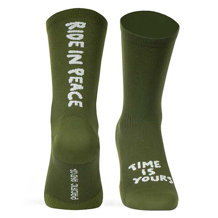 Medias de compresión Pacific - Ride in peace Verde oliva 1