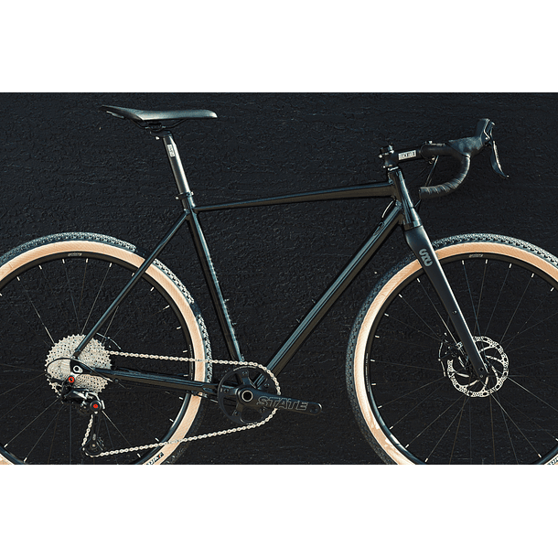 Bicicleta gravel 6061 All Road Dark Woodland - 11 velocidades 11