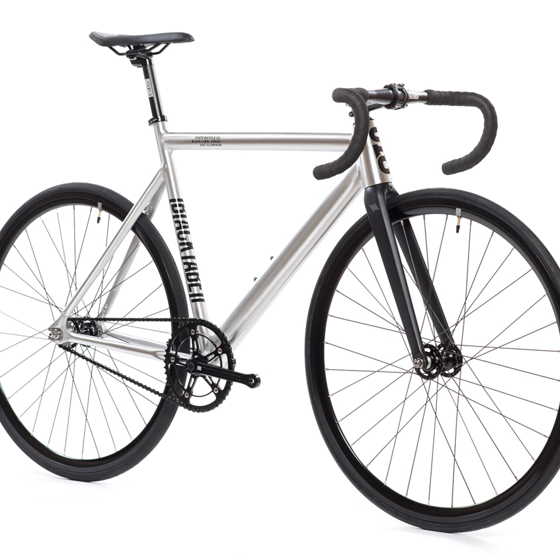 Bicicleta fixie 6061 Black Label Raw - 1 velocidad 2