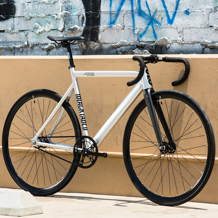 Bicicleta fixie 6061 Black Label Raw - 1 velocidad 7