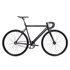 Bicicleta fixie 6061 Black Label Matte Black - 1 velocidad