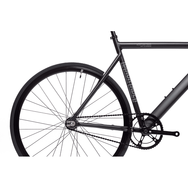 Bicicleta fixie 6061 Black Label Matte Black - 1 velocidad 6