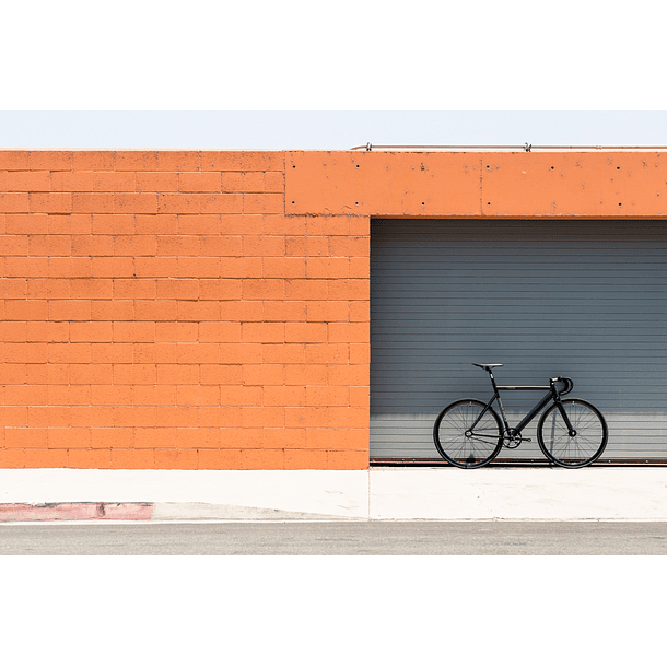 Bicicleta fixie 6061 Black Label Matte Black - 1 velocidad 7