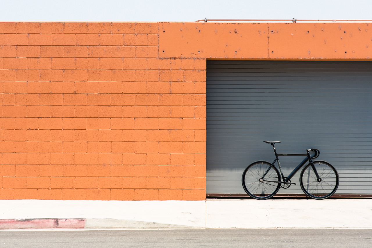 Bicicleta fixie 6061 Black Label Matte Black - 1 velocidad 7