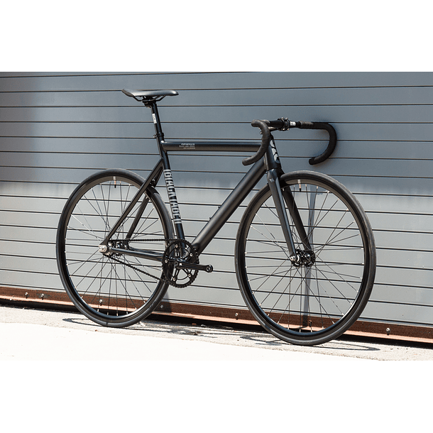 Bicicleta fixie 6061 Black Label Matte Black - 1 velocidad 9