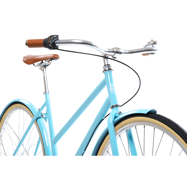 Bicicleta de paseo City Bike Azure - 3 velocidades 3