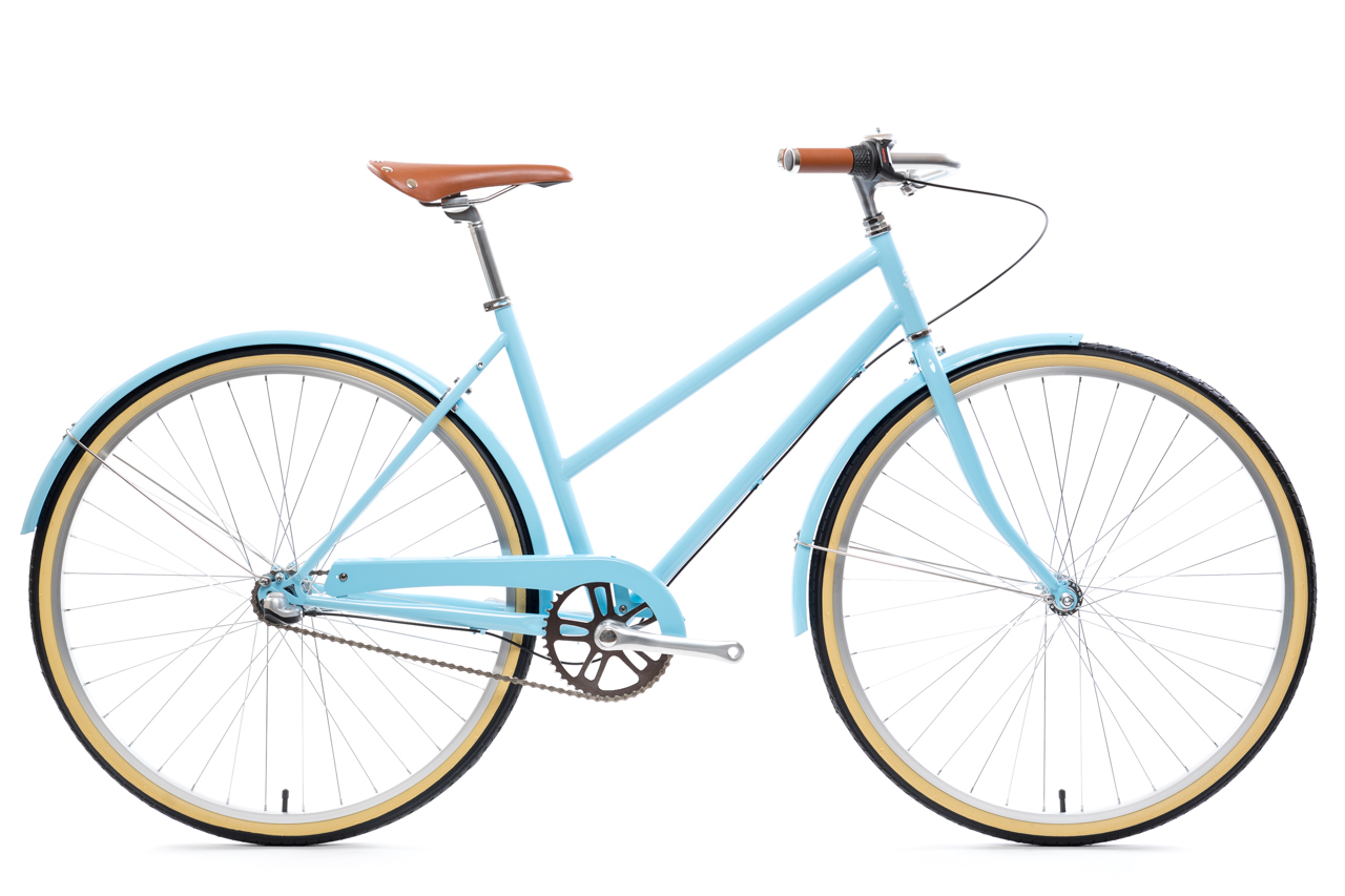 Bicicleta de paseo City Bike Azure - 3 velocidades 1