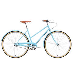 Bicicleta de paseo City Bike Azure - 3 velocidades