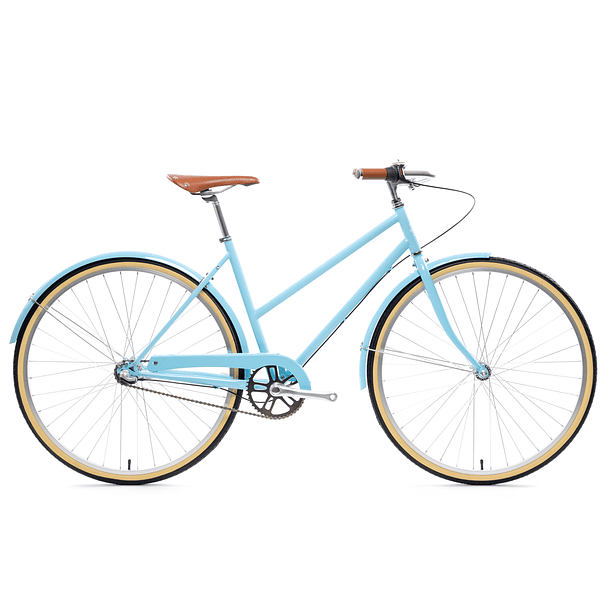 Bicicleta de paseo City Bike Azure - 3 velocidades 1