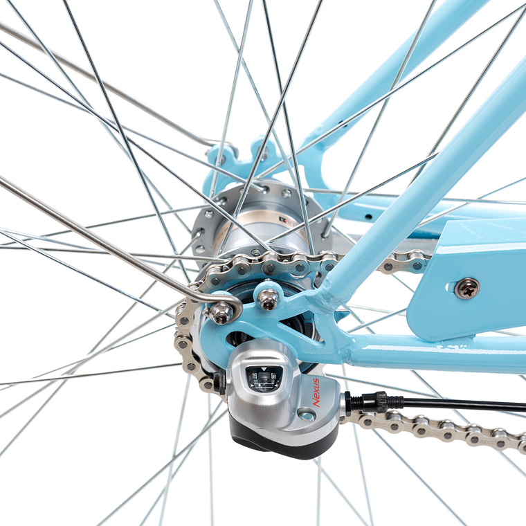 Bicicleta de paseo City Bike Azure - 3 velocidades 5