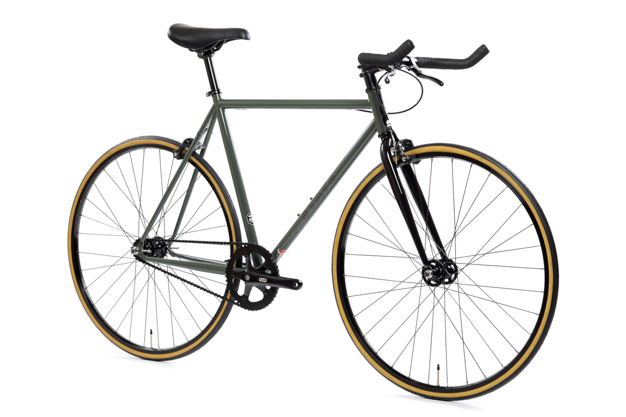 Bicicleta fixie 4130 Chromoly Army - Fijo y libre 2