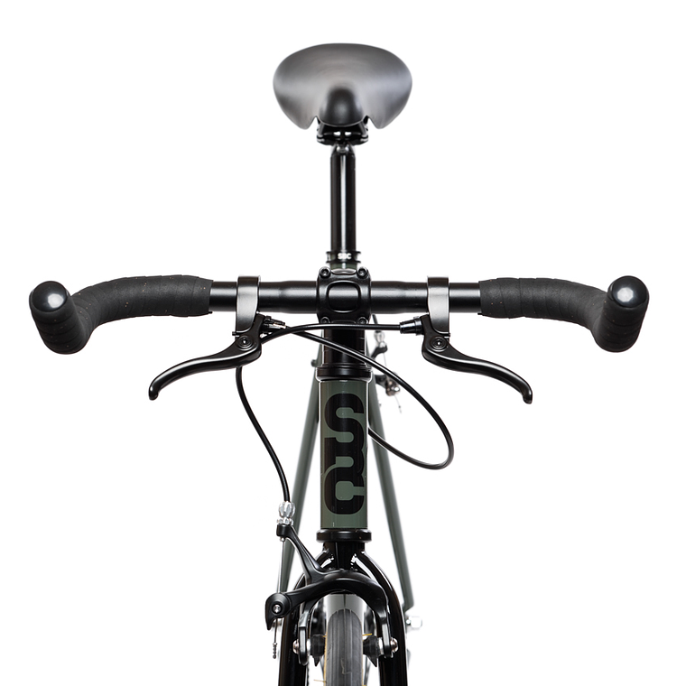 Bicicleta fixie 4130 Chromoly Army - Fijo y libre 3