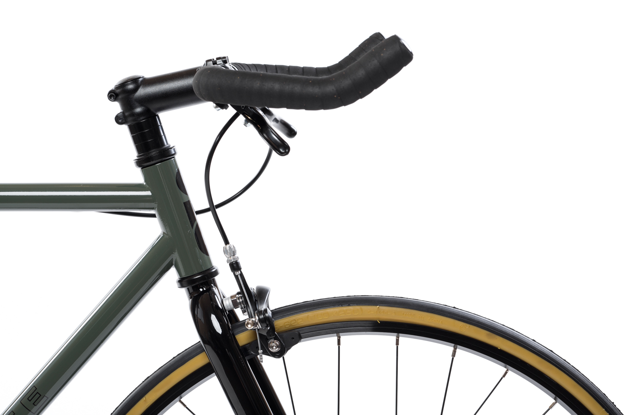 Bicicleta fixie 4130 Chromoly Army - Fijo y libre 4