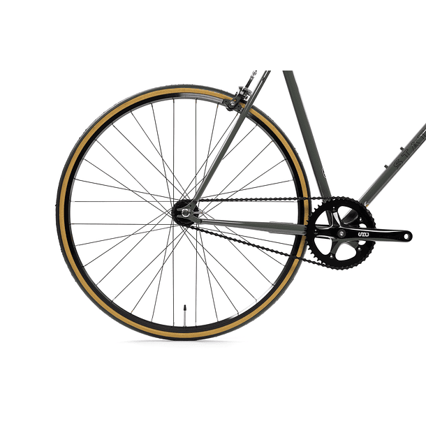 Bicicleta fixie 4130 Chromoly Army - Fijo y libre 5