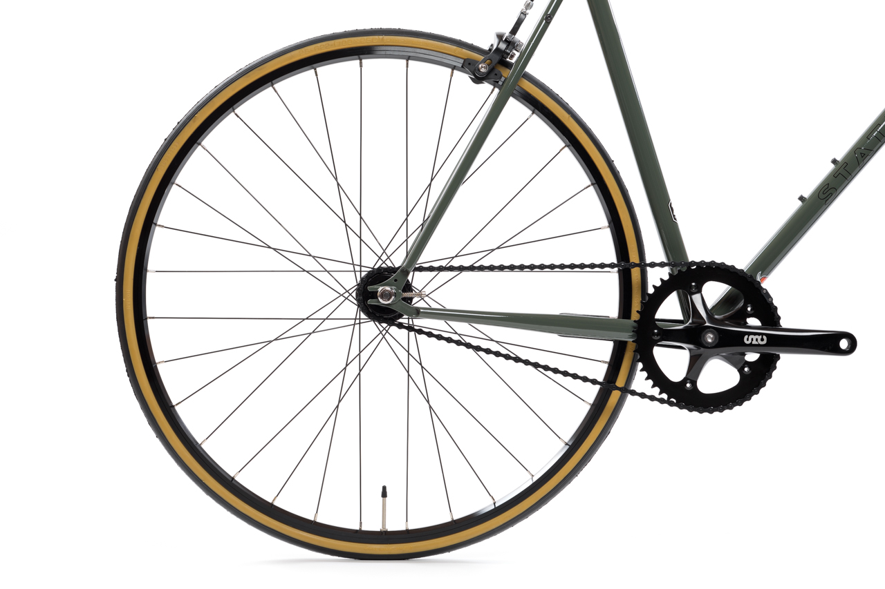 Bicicleta fixie 4130 Chromoly Army - Fijo y libre 5