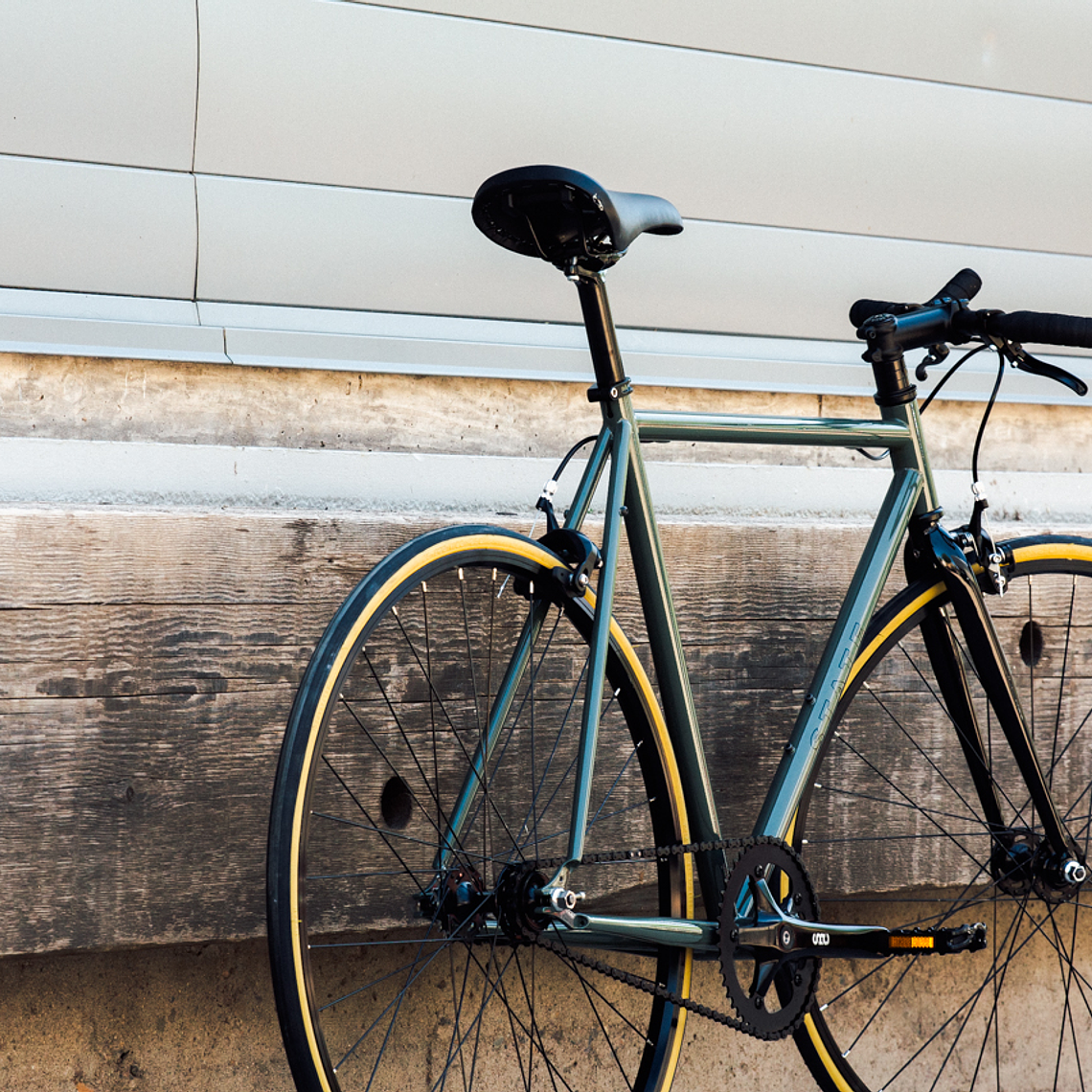 Bicicleta fixie 4130 Chromoly Army - Fijo y libre 7