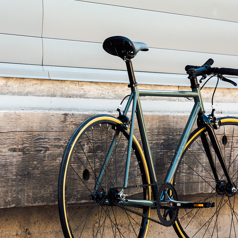 Bicicleta fixie 4130 Chromoly Army - Fijo y libre 7
