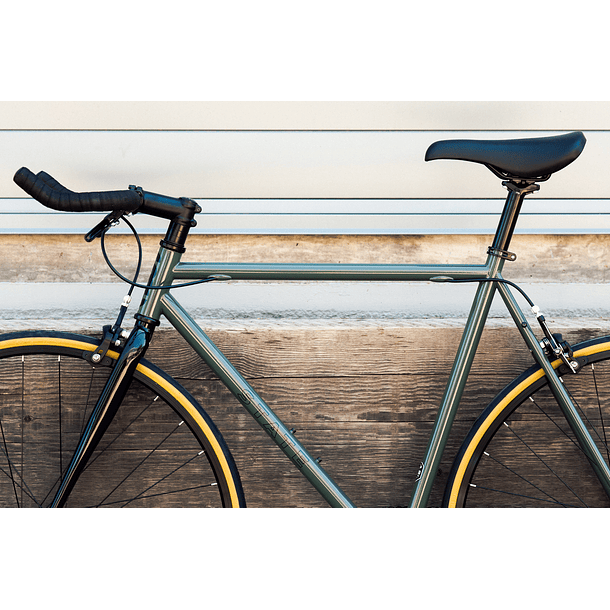 Bicicleta fixie 4130 Chromoly Army - Fijo y libre 10