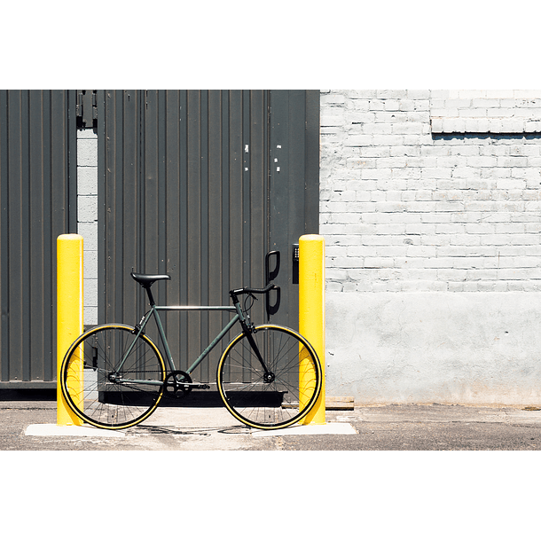 Bicicleta fixie 4130 Chromoly Army - Fijo y libre 11