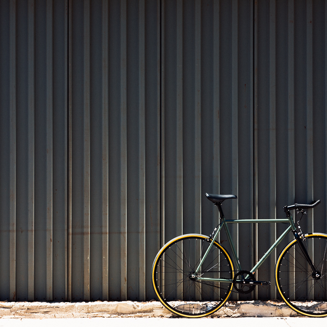 Bicicleta fixie 4130 Chromoly Army - Fijo y libre 12