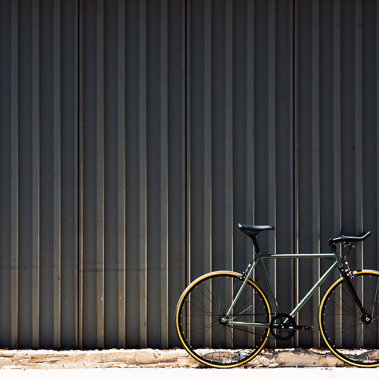 Bicicleta fixie 4130 Chromoly Army - Fijo y libre 12