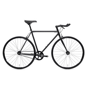 Bicicleta fixie 4130 Chromoly Matte Black - Fijo y libre
