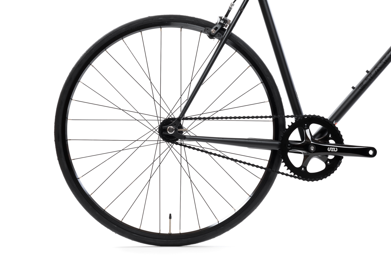 Bicicleta fixie 4130 Chromoly Matte Black - Fijo y libre 6
