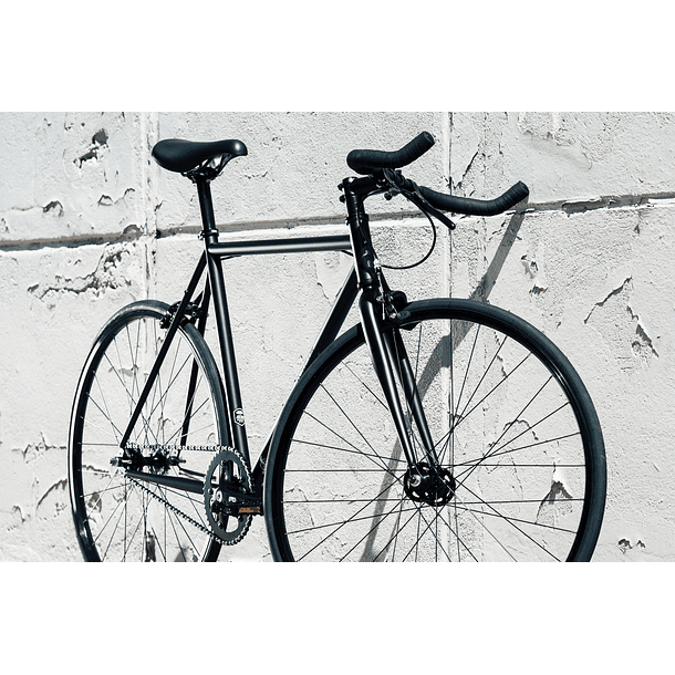 Bicicleta fixie 4130 Chromoly Matte Black - Fijo y libre 7