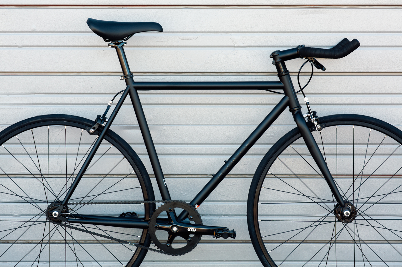 Bicicleta fixie 4130 Chromoly Matte Black - Fijo y libre 12