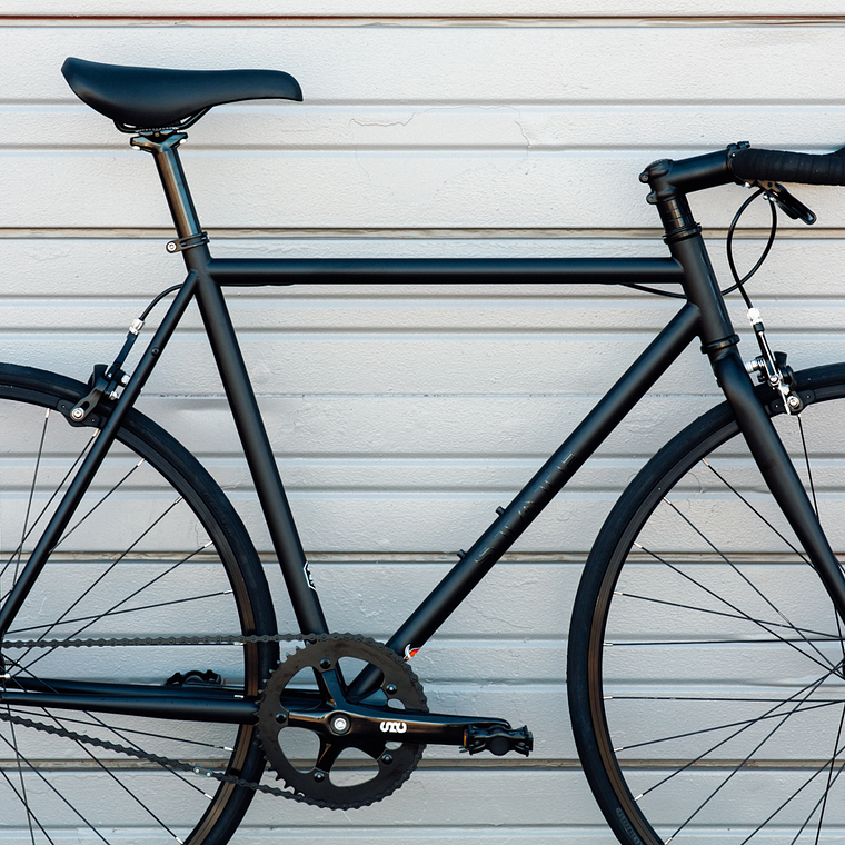 Bicicleta fixie 4130 Chromoly Matte Black - Fijo y libre 12