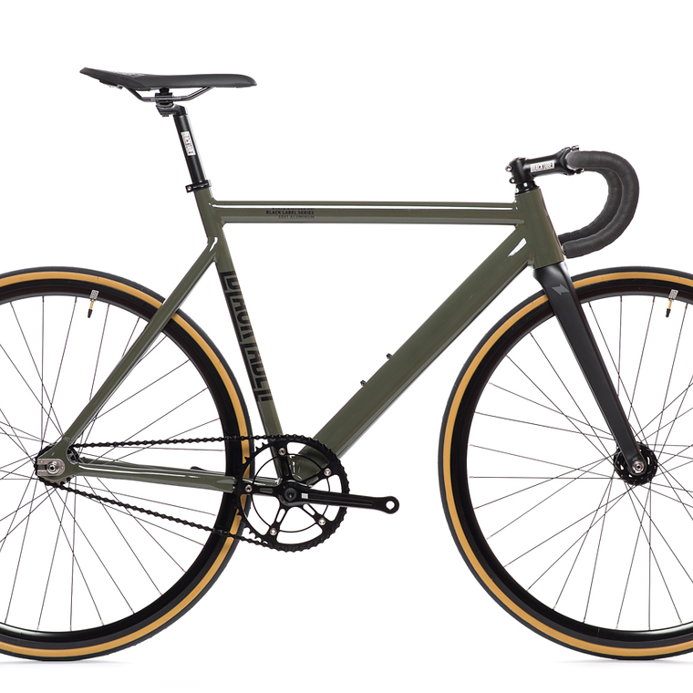 Bicicleta fixie 6061 Black Label Army - 1 velocidad 6