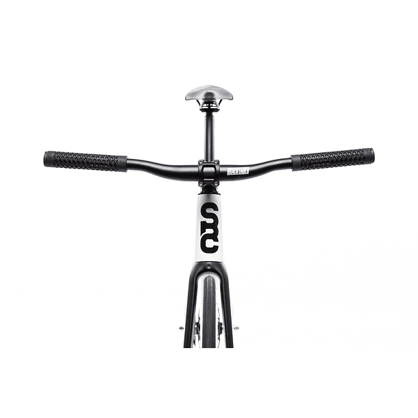 Bicicleta urbana alumnio Pearl White 6061 Black Label (piñón fijo) 3