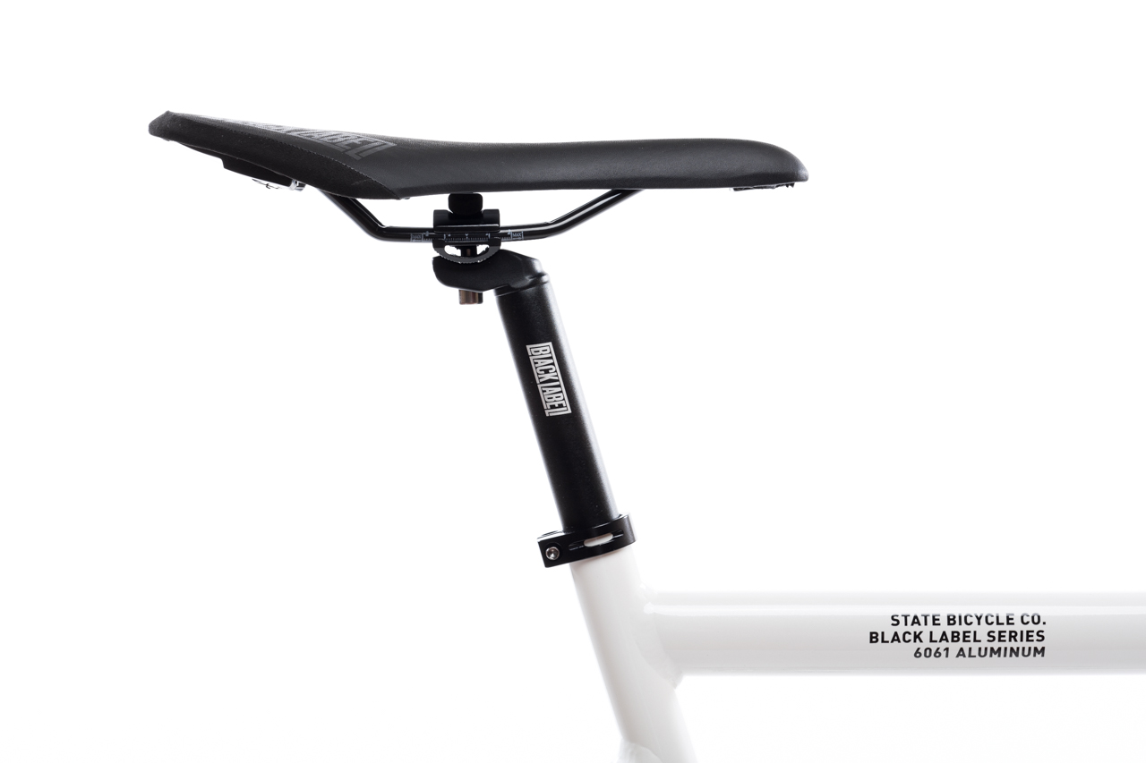 Bicicleta fixie 6061 Black Label Pearl White - 1 velocidad 4