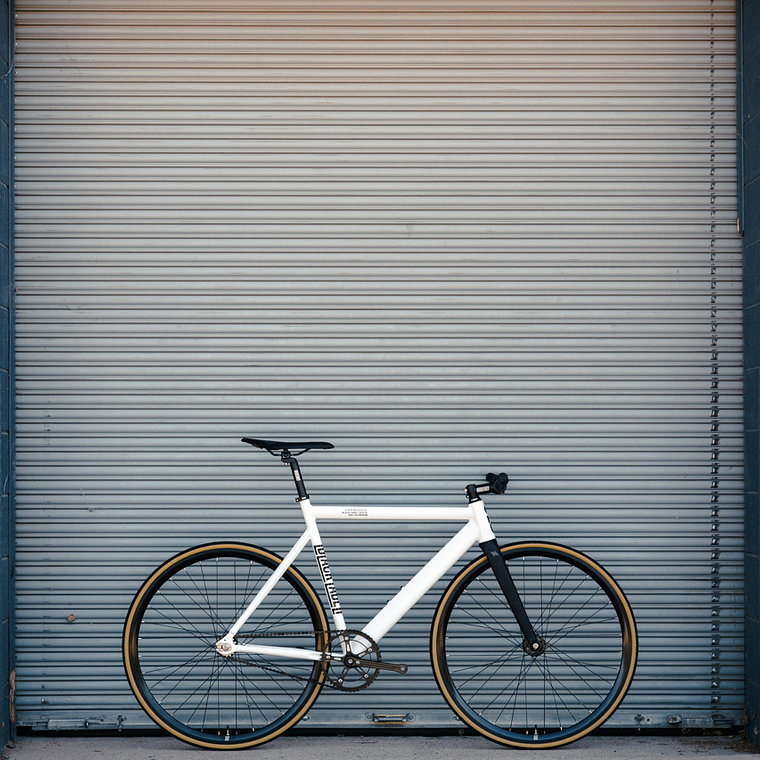 Bicicleta fixie 6061 Black Label Pearl White - 1 velocidad 11