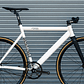 Bicicleta fixie 6061 Black Label Pearl White - 1 velocidad - Miniatura 13