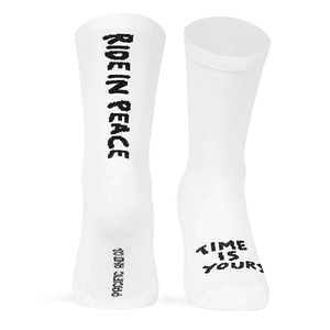 Medias de compresión Pacific - Ride in Peace blanco