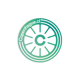 Adhesivo Reflectante Copenhague Logo