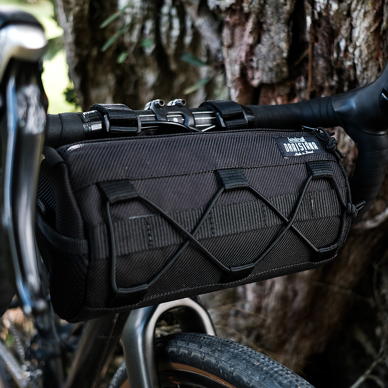 Bolso manubrio impermeable Draisiana - Negro -3L 1